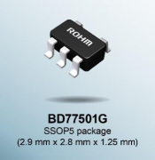 ROHM开发出不会因负载电容发生振荡的高速运算放大器“BD77501G”